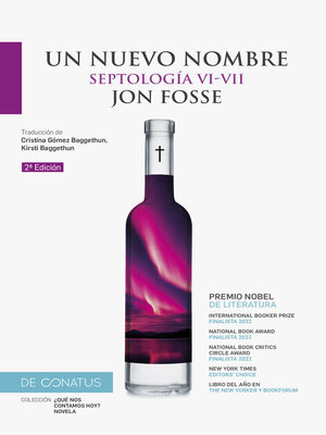cover image of Un nuevo nombre. Septología VI-VII